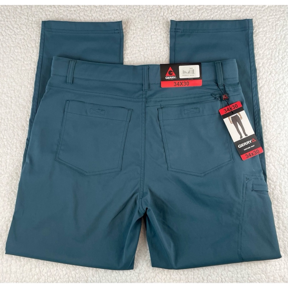 (NWT) GERRY • Mood Blue Straight Leg Venture Pants, W34 - Picture 3 of 15